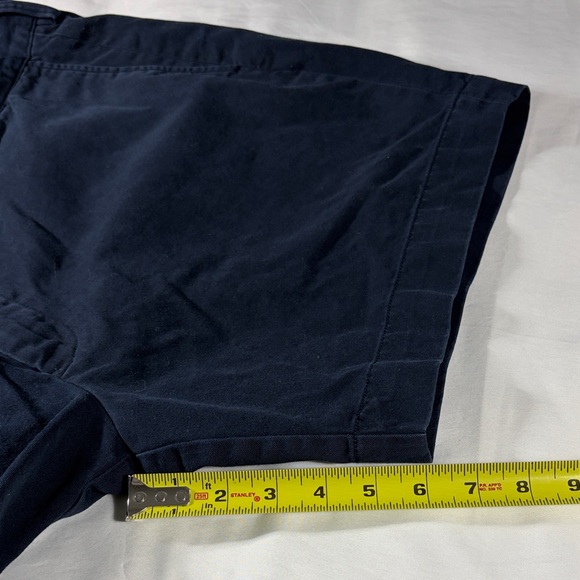 Polo Ralph Lauren mens navy blue rugged flat front 6" chino shorts - size 42 - Picture 11 of 12